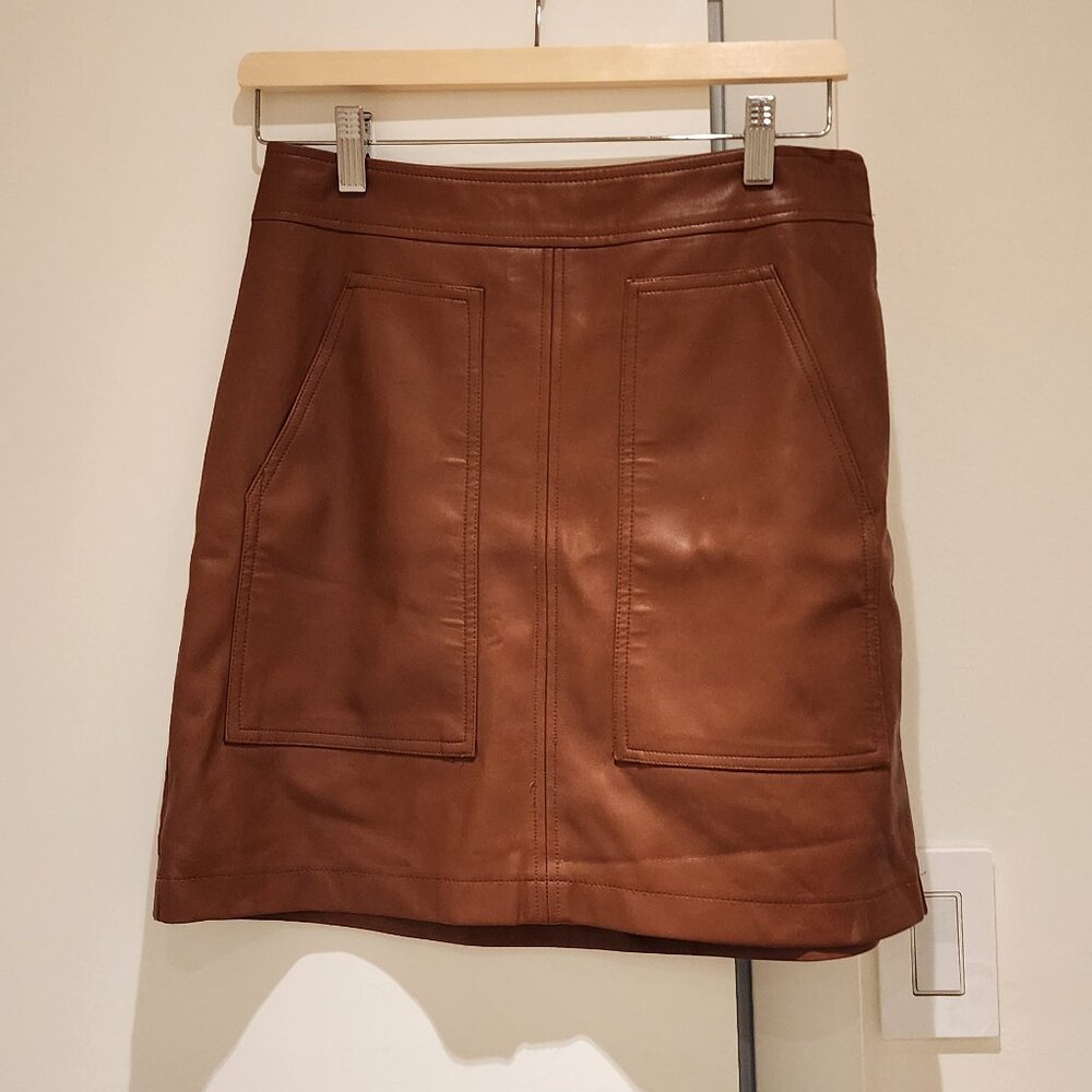 Loft Faux Leather Skirt